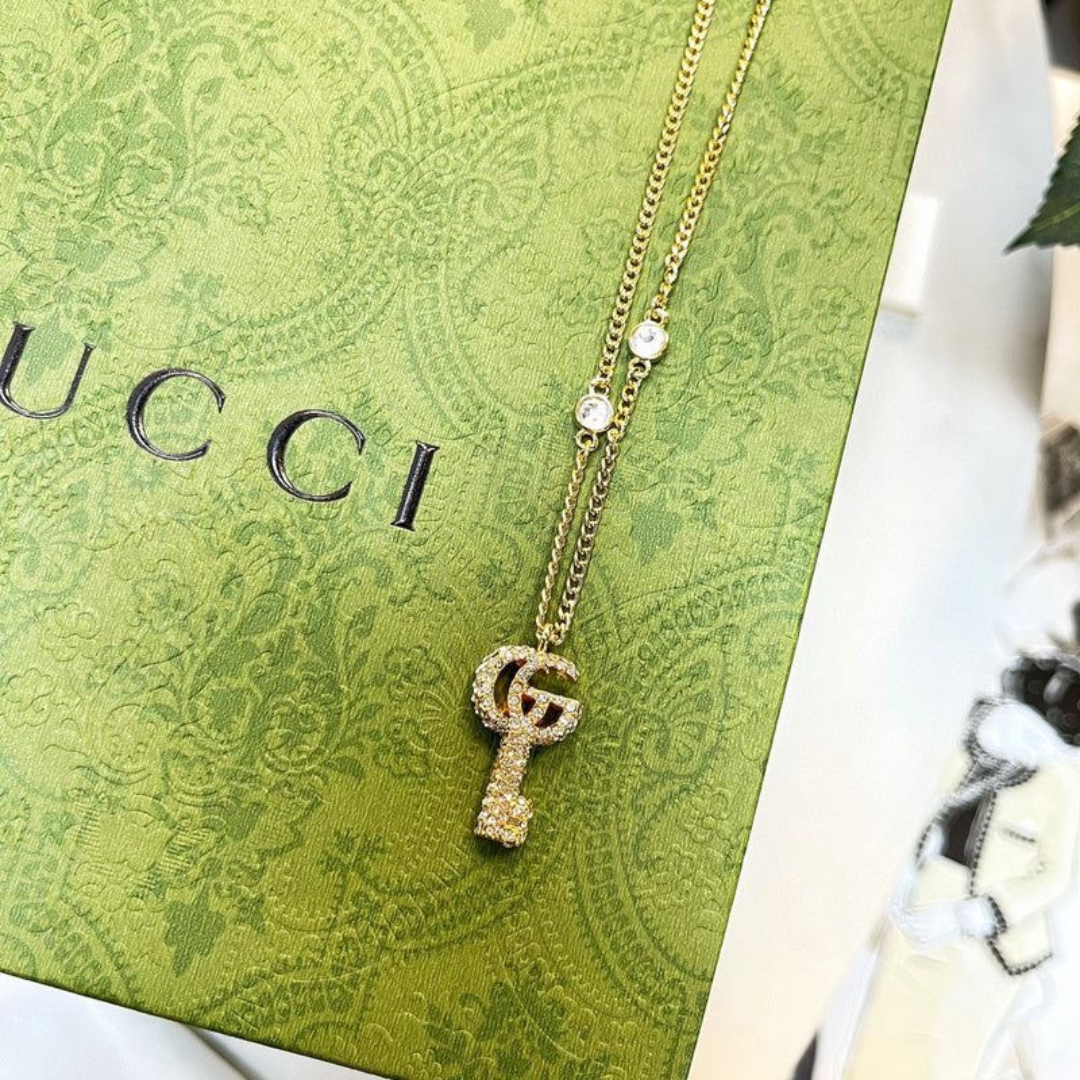 G KEY GOLD NECKLACE - MARO JEWELRY