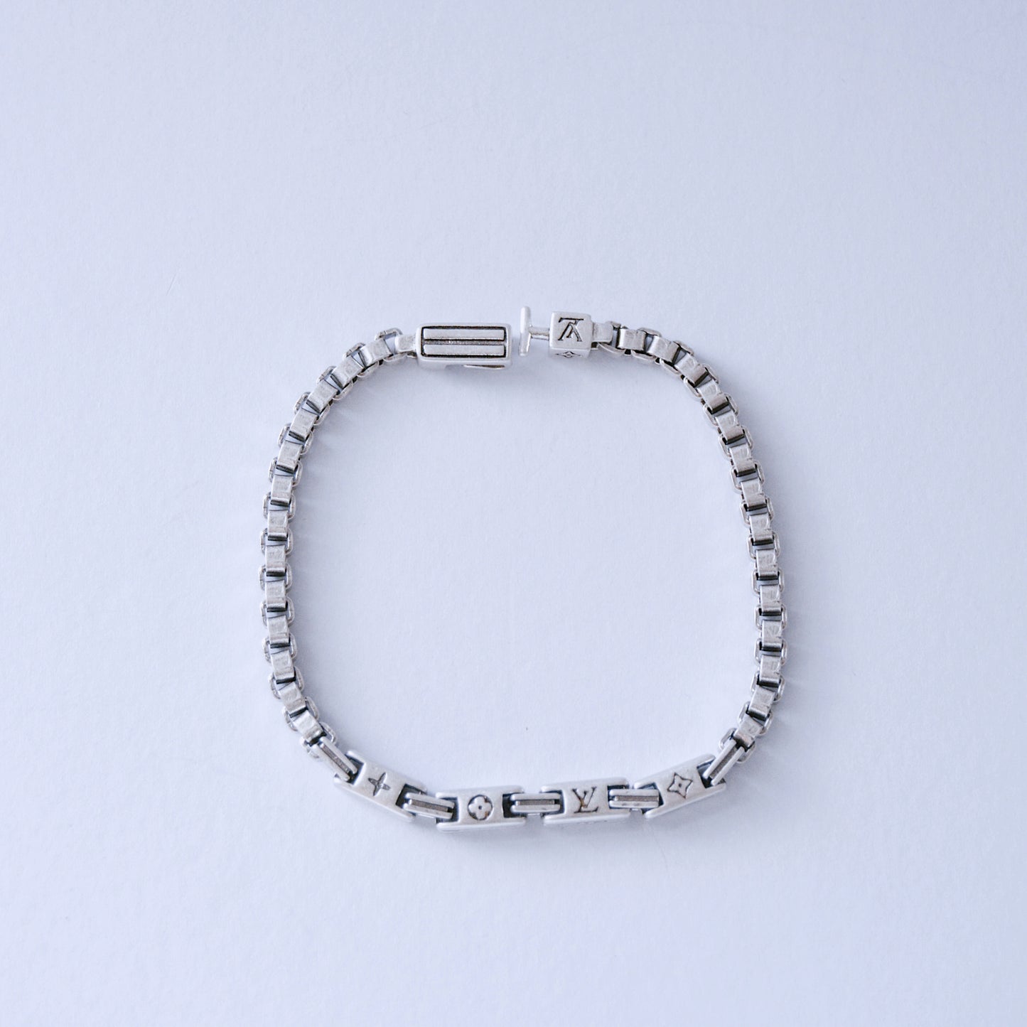 L silver bracelet - MARO JEWELRY