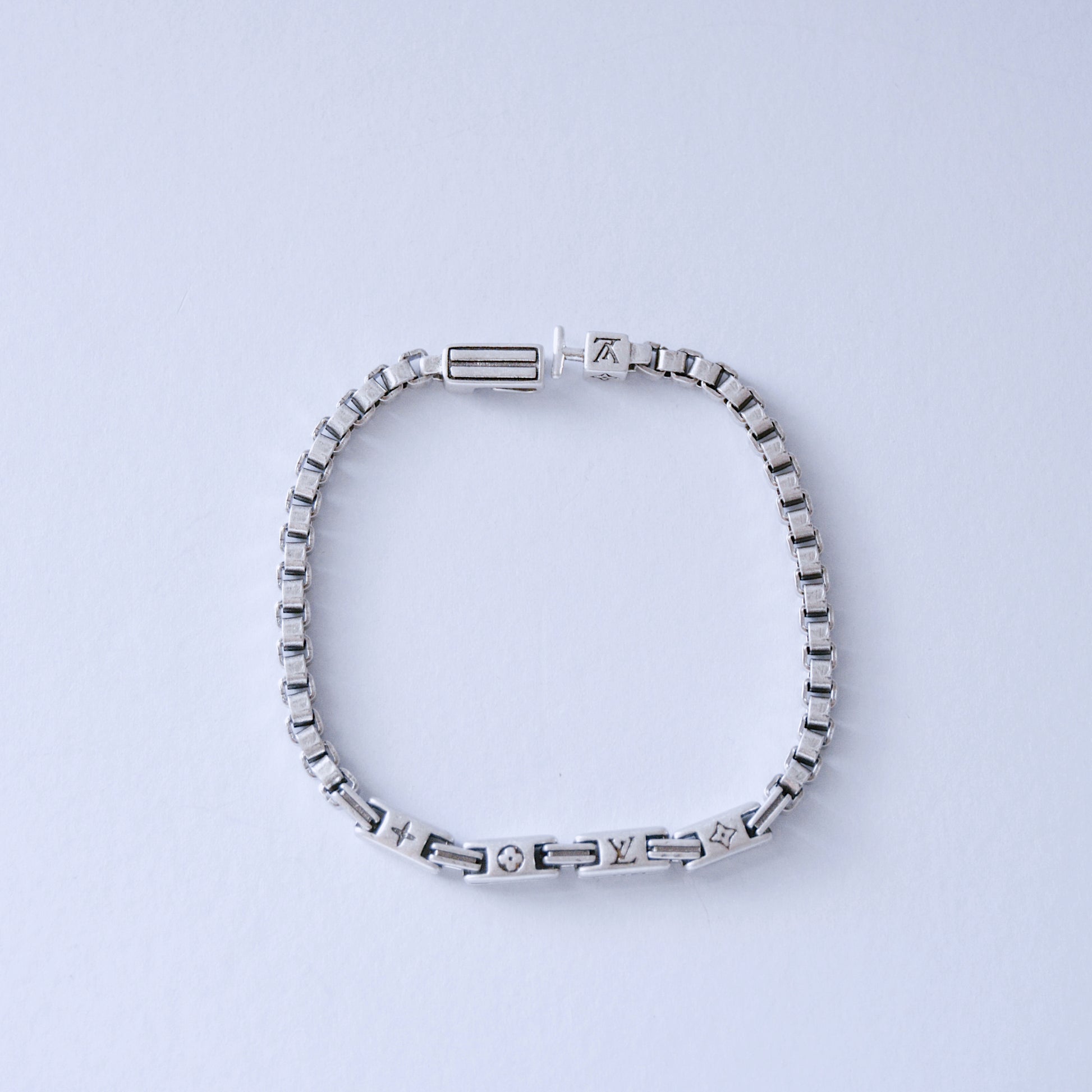 L silver bracelet - MARO JEWELRY