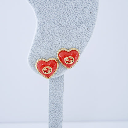 GG Heart Shape Earring color options by MARO Jewelry