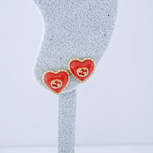 GG HEART SHAPE EARRING - MARO JEWELRY
