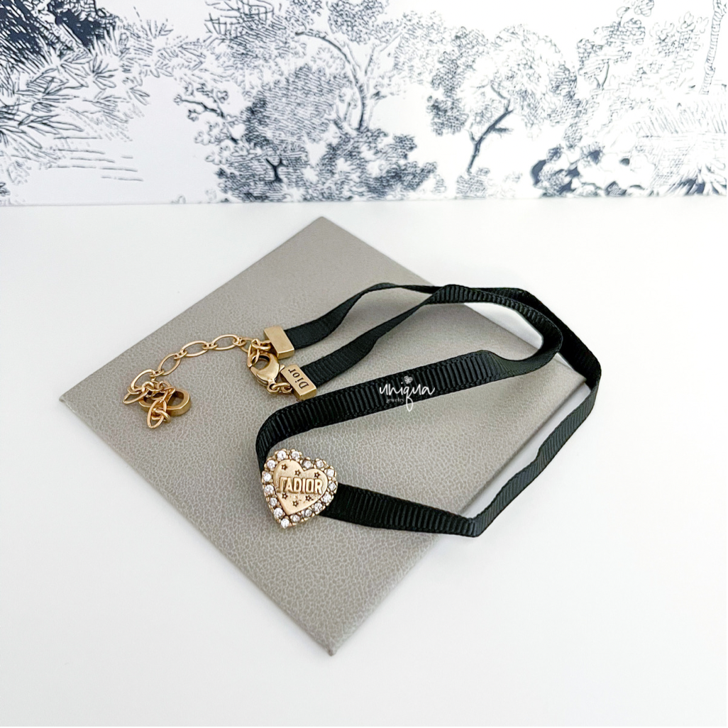BLACK CHOKER NECKLACE - MARO JEWELRY