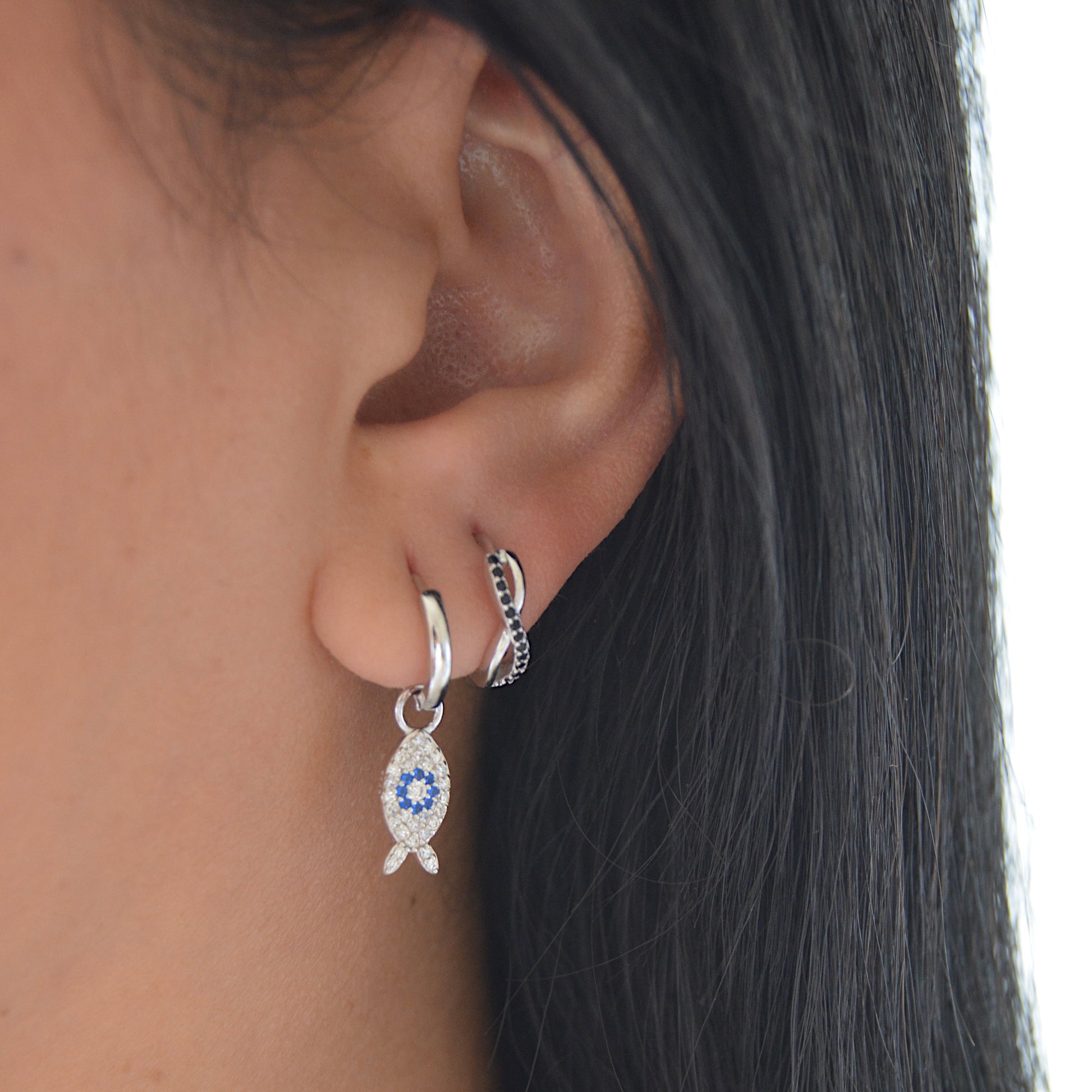 Fish shape earring - MARO JEWELRY