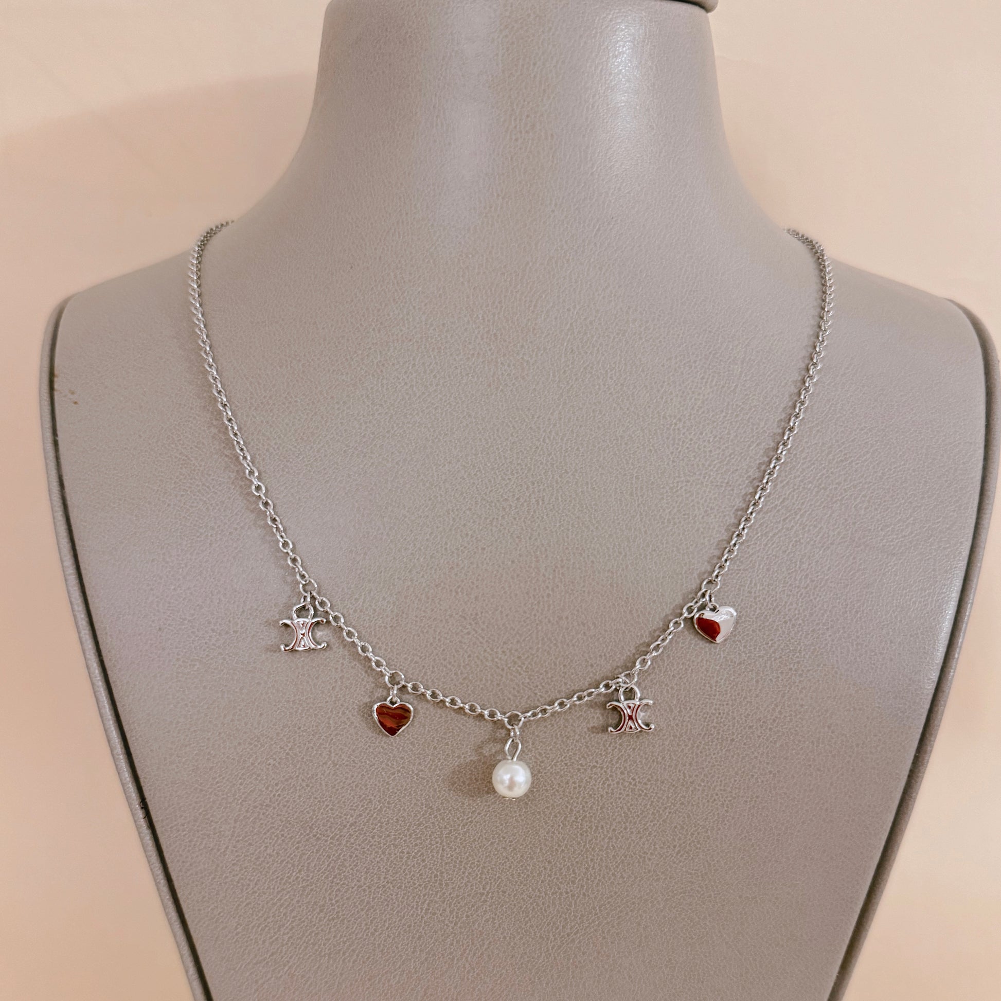 MINI SILVER CHARMS NECKLACE - MARO JEWELRY