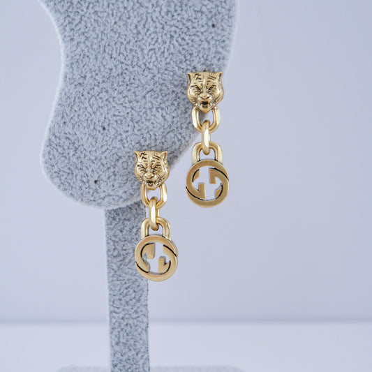 G Gold Earring by MARO, alternate product view