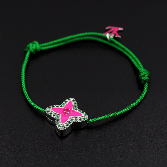 Monogram Flower Bracelet - MARO JEWELRY