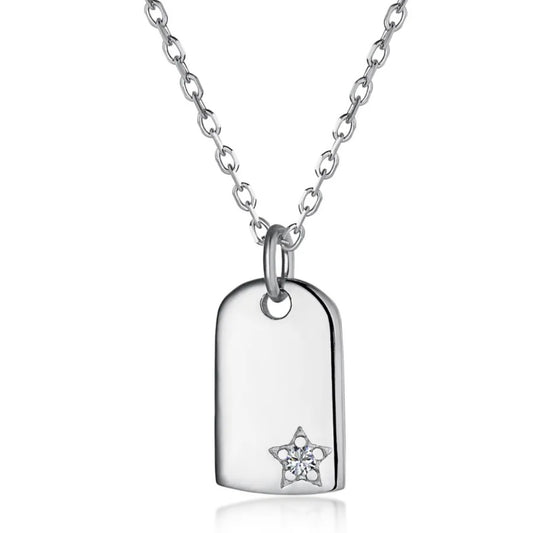 PENDANT SILVER NECKLACE - MARO JEWELRY