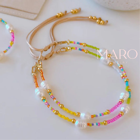 Girl boho miyuki bracelet - MARO JEWELRY