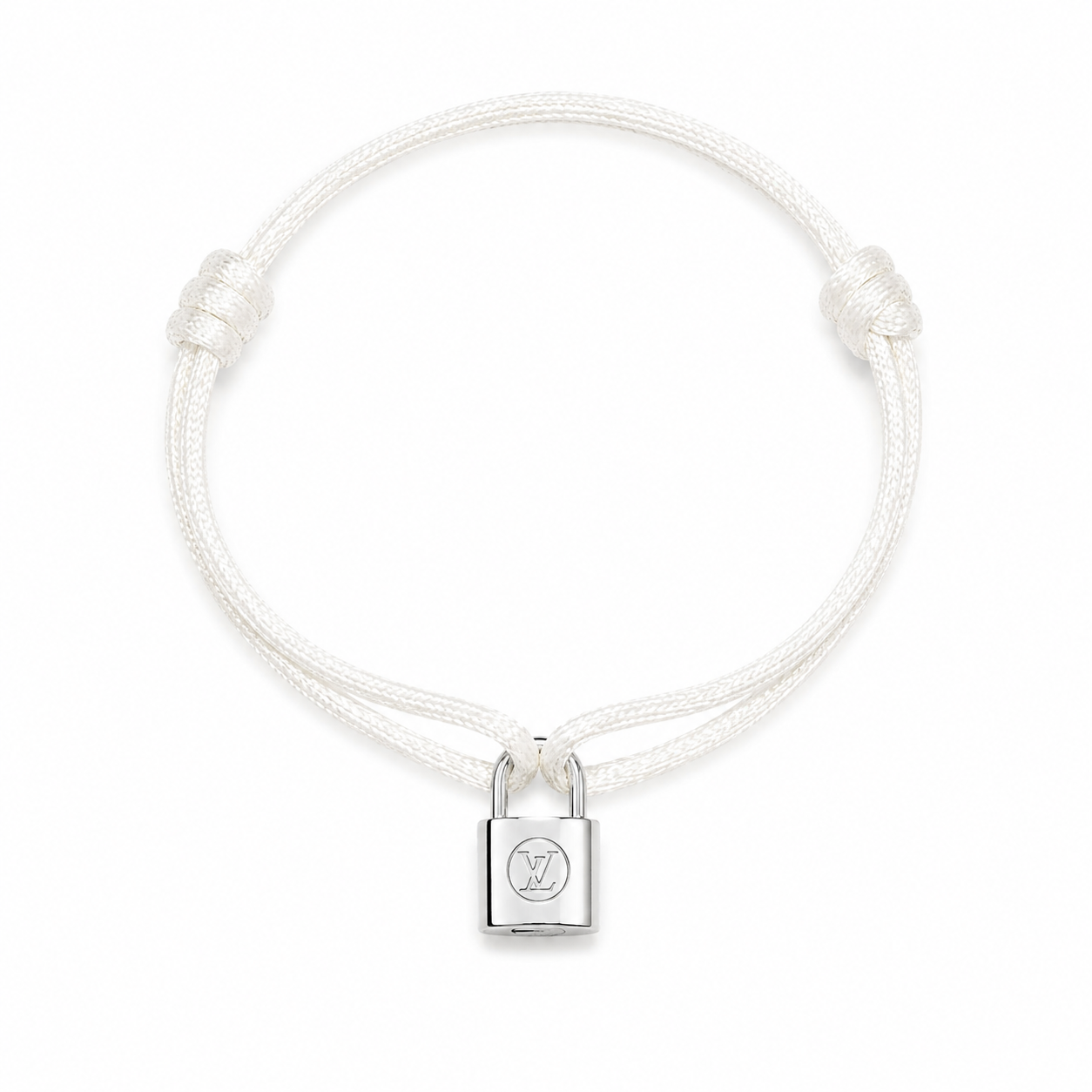 MINI LOCK SILVER CHARM BRACELET
