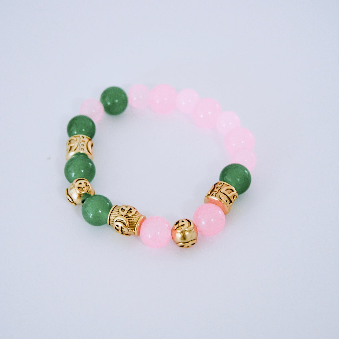 PINK & GREEN BRACELET - MARO JEWELRY
