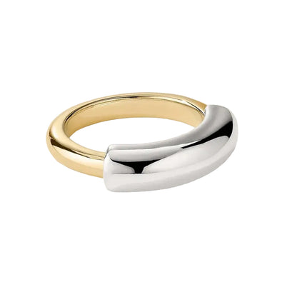 Mixed two tone ring - MARO JEWELRY