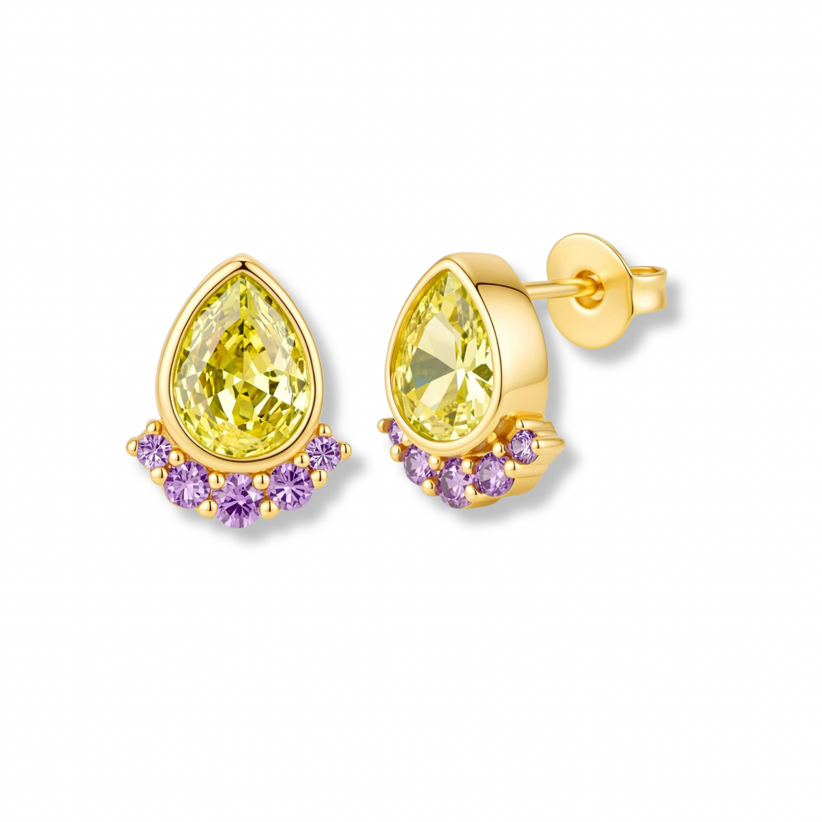 Lime Glow Earrings