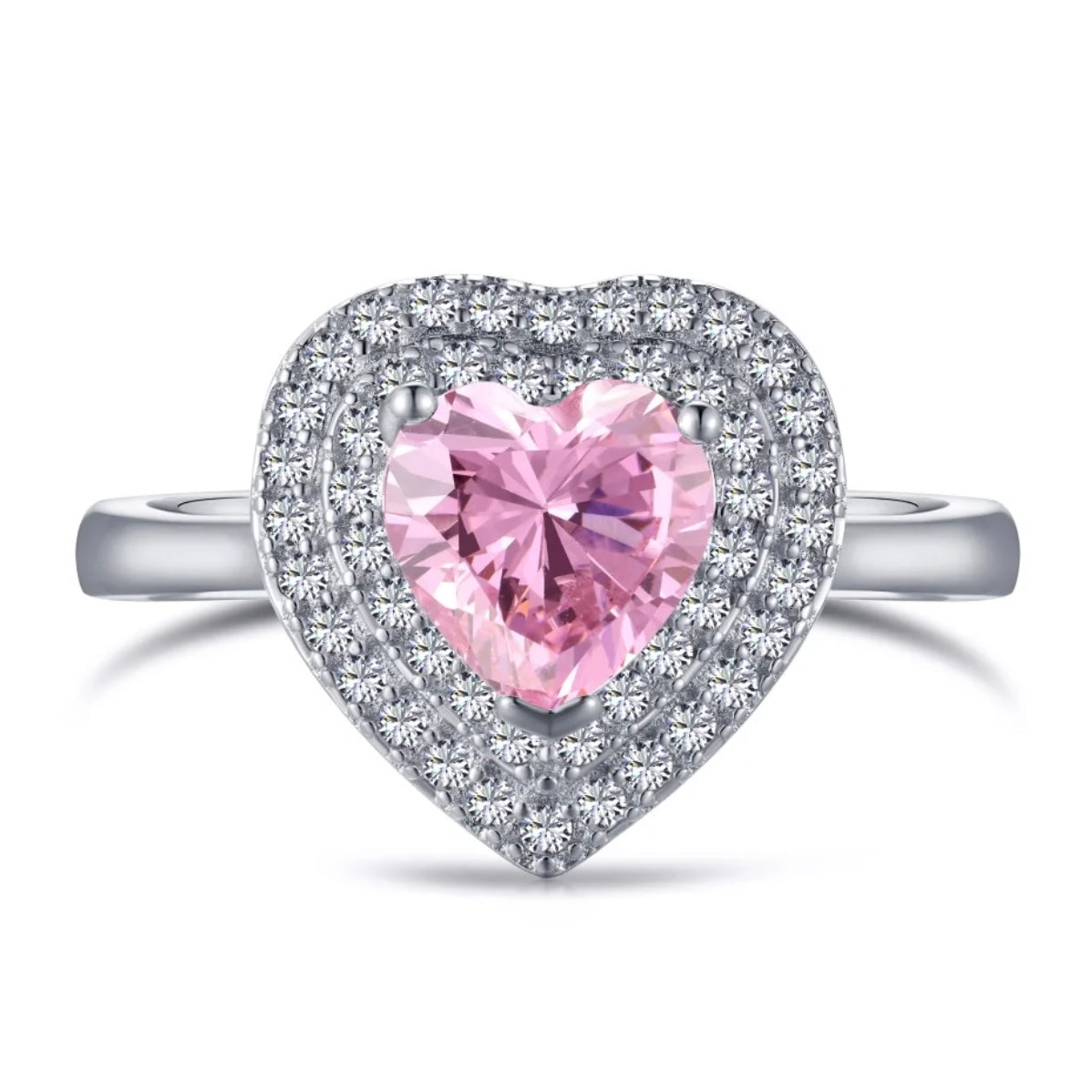 PINK EDITION DAINTY LOVE RING - MARO JEWELRY