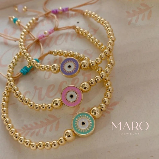 Evil eye bracelet - MARO JEWELRY