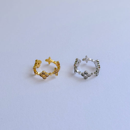 Blossom open ring - MARO JEWELRY