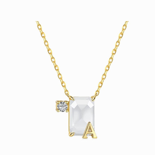 Initial A necklace - MARO JEWELRY