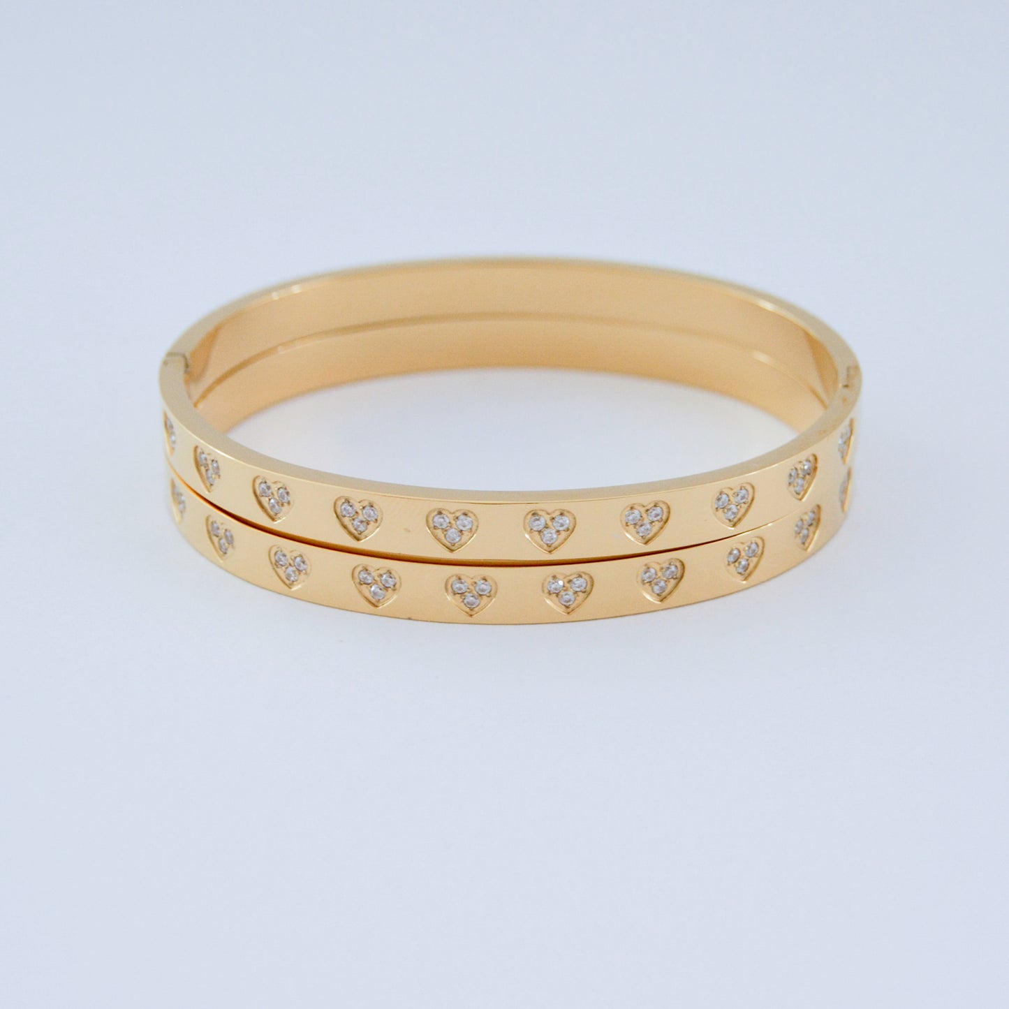Zircon heart bracelet - MARO JEWELRY