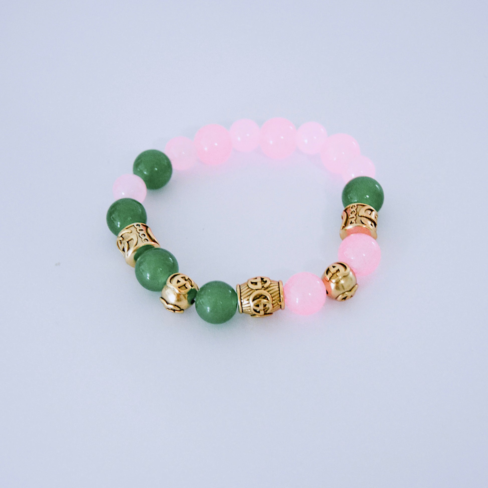 PINK & GREEN BRACELET - MARO JEWELRY