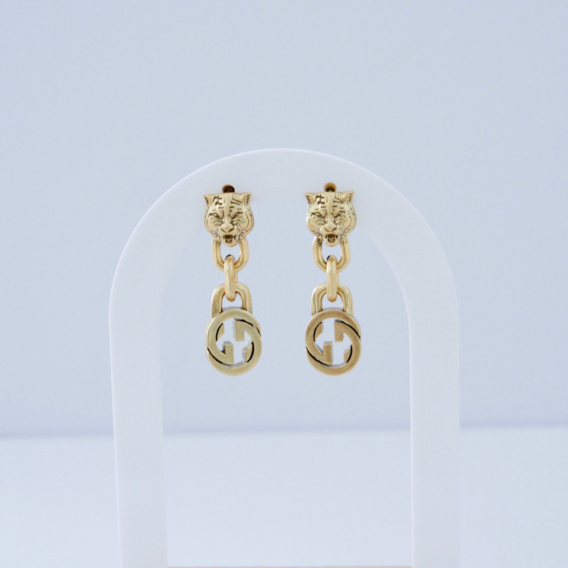 G Gold Earring - MARO JEWELRY