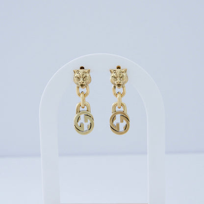 G Gold Earring by MARO, product detail view