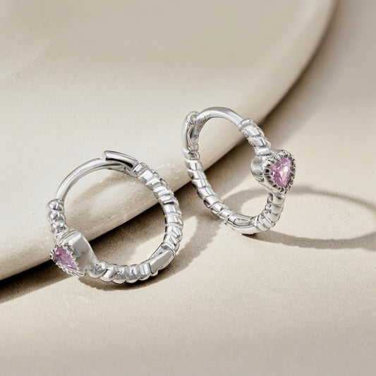 LOVE HOOP EARRING - MARO JEWELRY