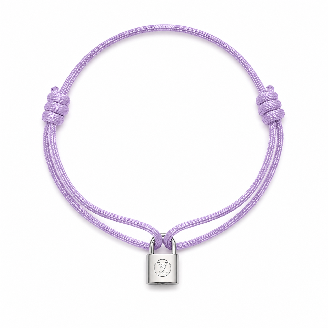 MINI LOCK SILVER CHARM BRACELET
