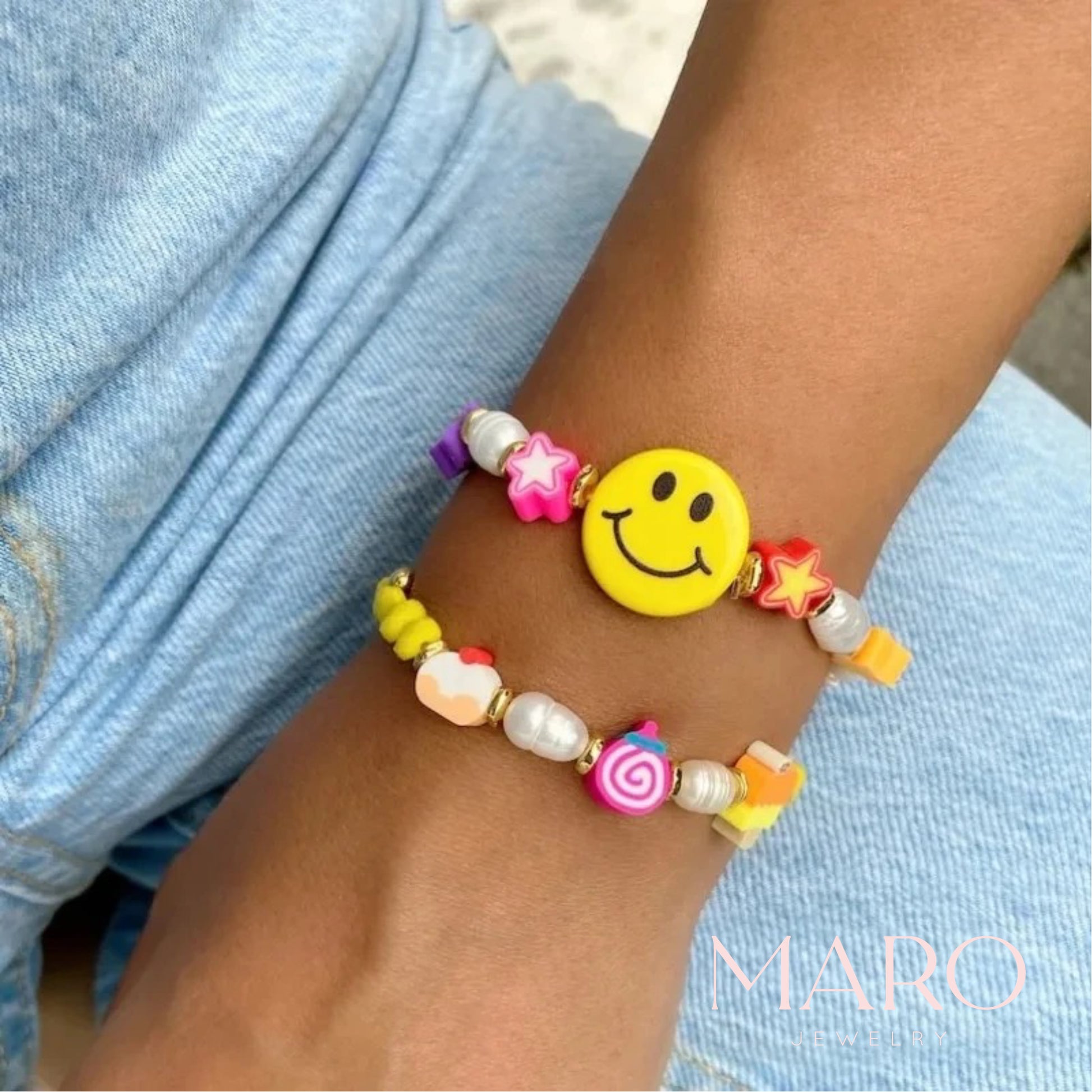 Smile face bracelet - MARO JEWELRY