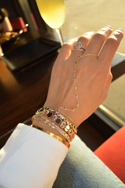 Mini Heart Stretchy Bracelet by MARO Jewelry