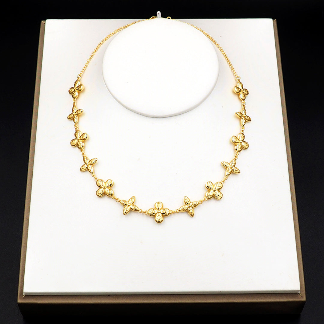 Blossom Gold Necklace - MARO JEWELRY