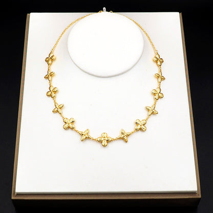 Blossom Gold Necklace by MARO Jewelry