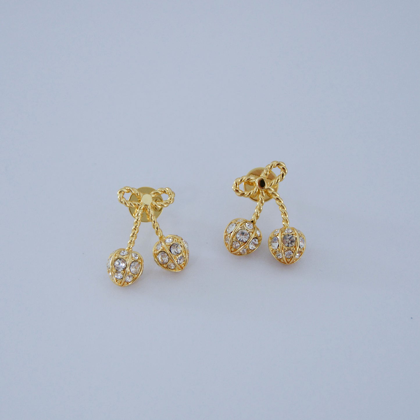 Gold Cherry Earring - MARO JEWELRY