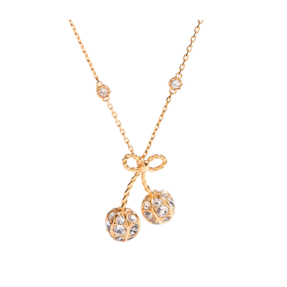 Cherry Gold Necklace by MARO Jewelry