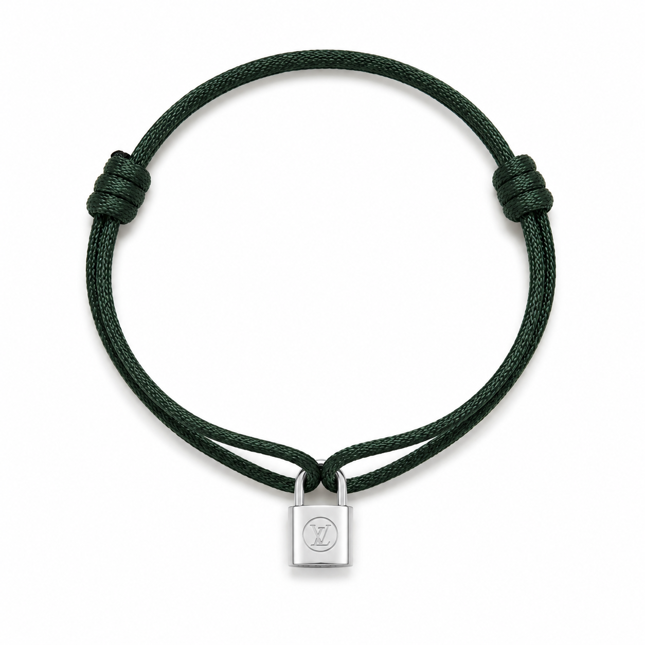 MINI LOCK SILVER CHARM BRACELET