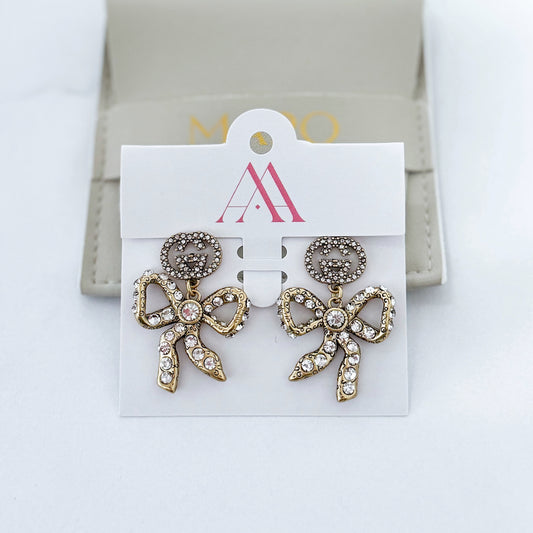 G Crystal Earring by MARO, alternate product view