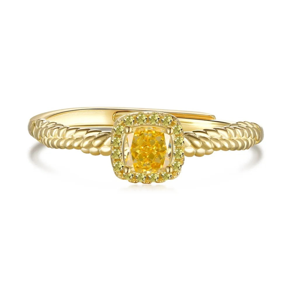 Twisted gold ring - MARO JEWELRY