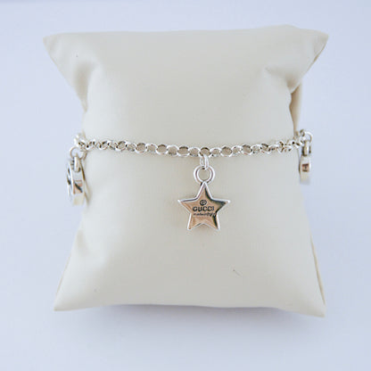 GG Charms Bracelet front view by MARO Jewelry