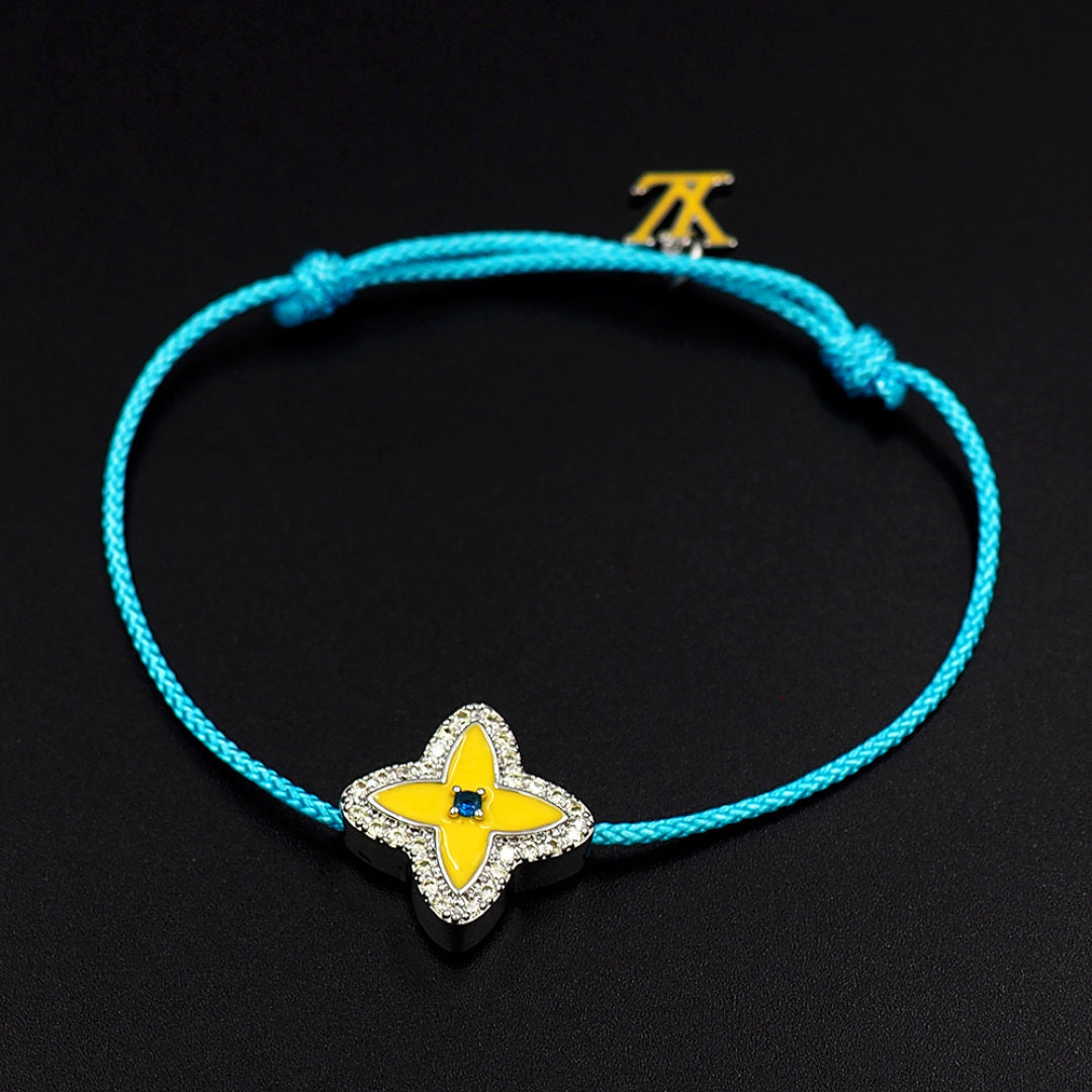 Monogram Flower Bracelet - MARO JEWELRY