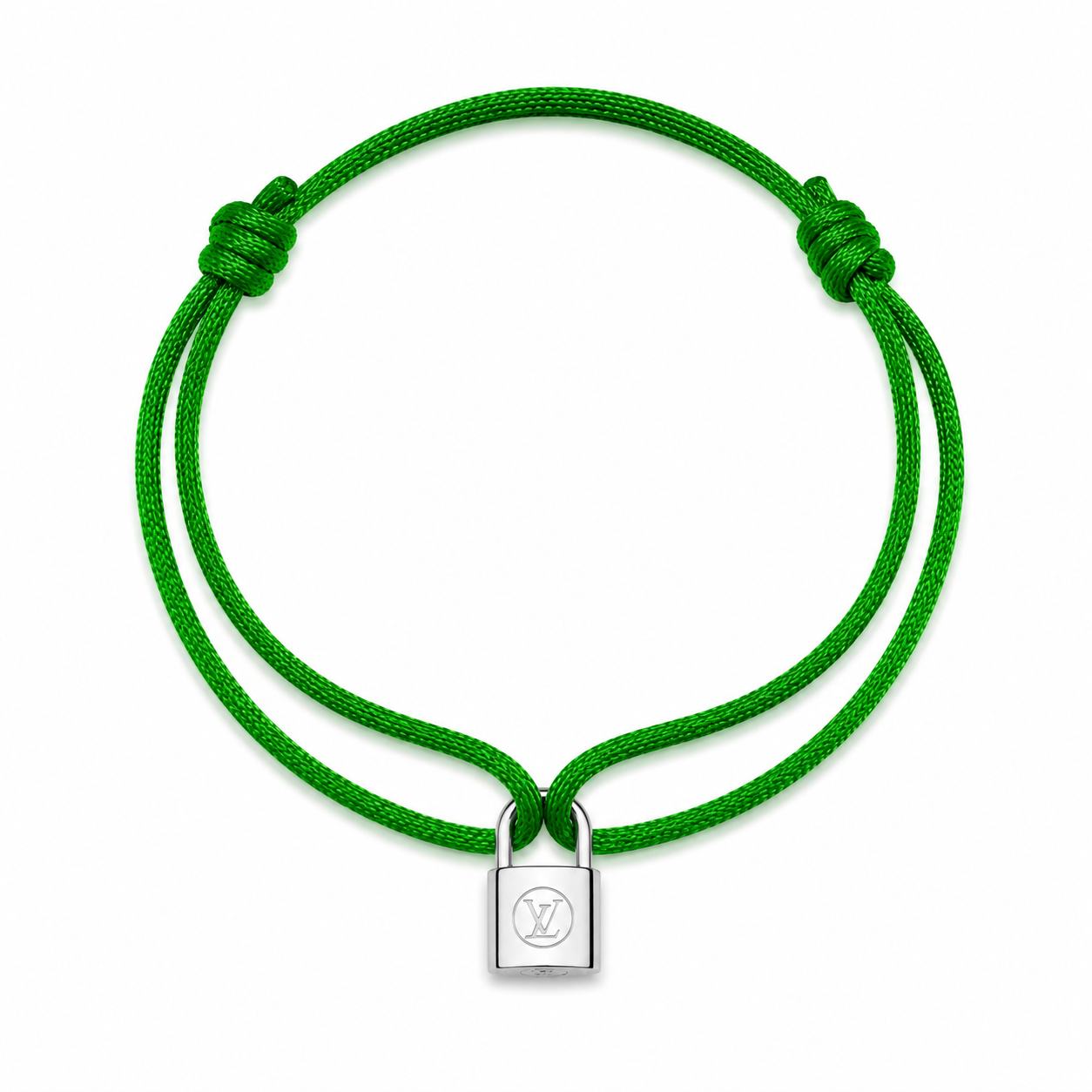 MINI LOCK SILVER CHARM BRACELET