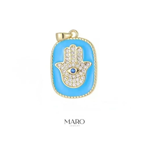 Hand evil eye charm - MARO JEWELRY