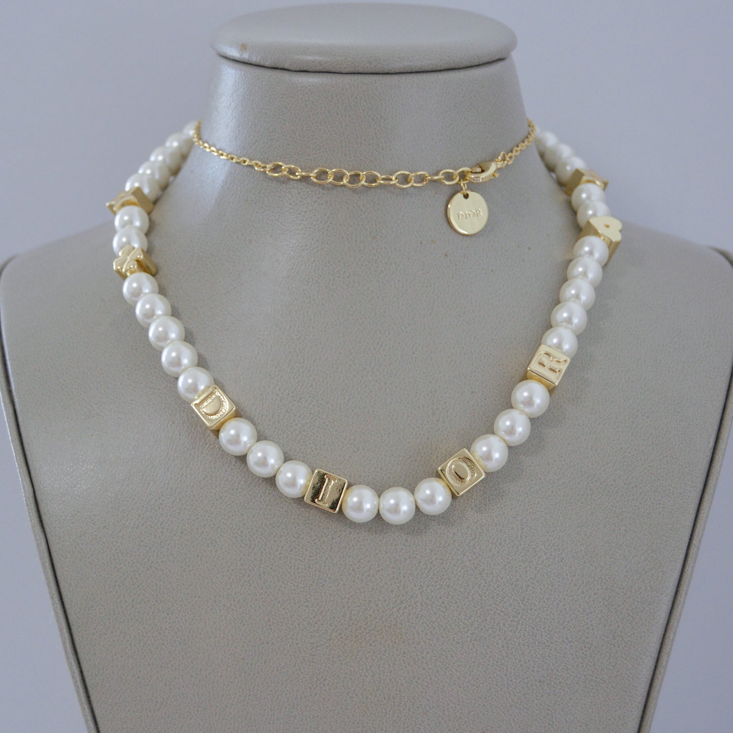 D Gold Necklace - MARO JEWELRY