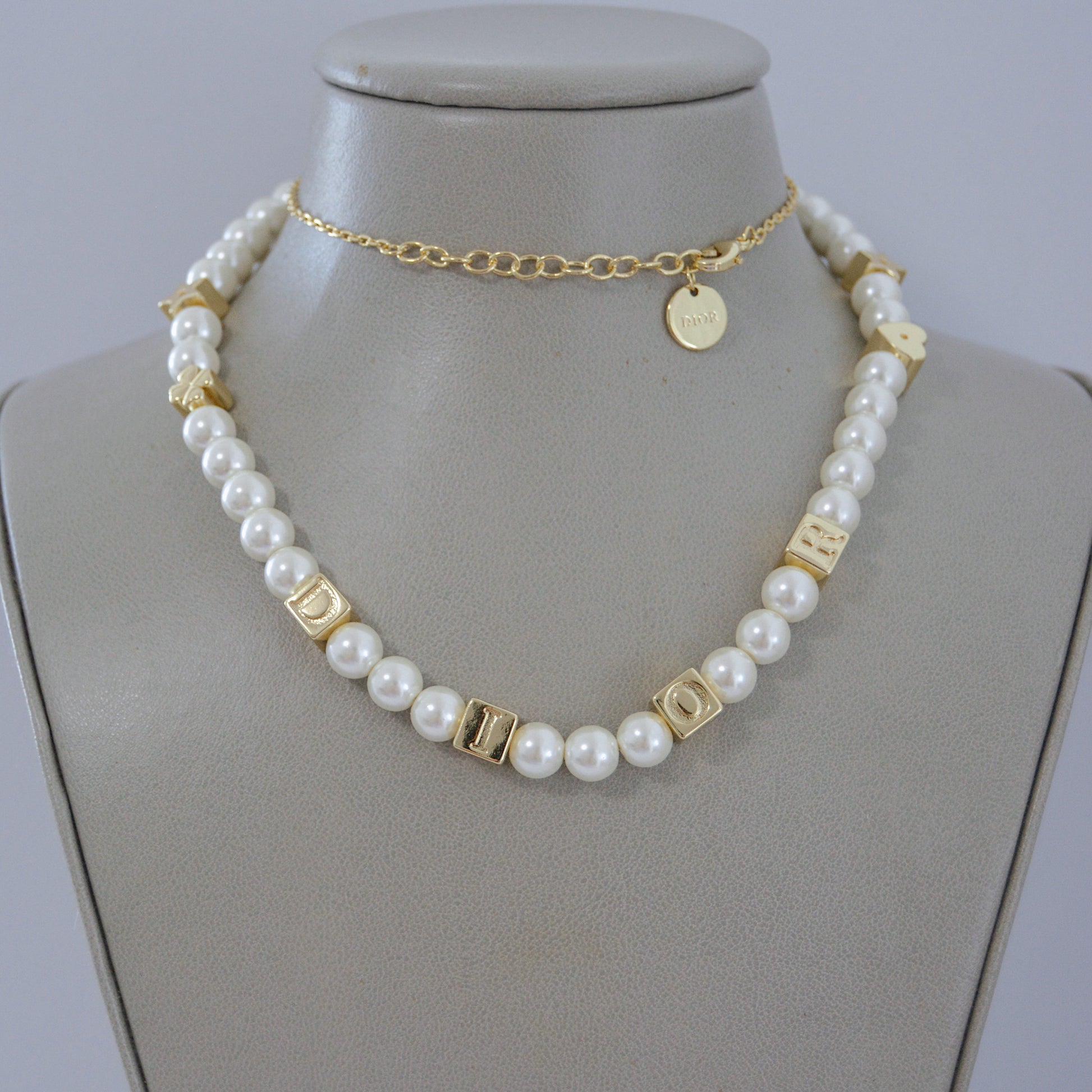 D Gold Necklace - MARO JEWELRY