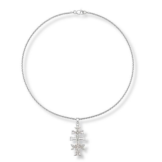 Cruz de Caravaca Pendant by MARO Jewelry
