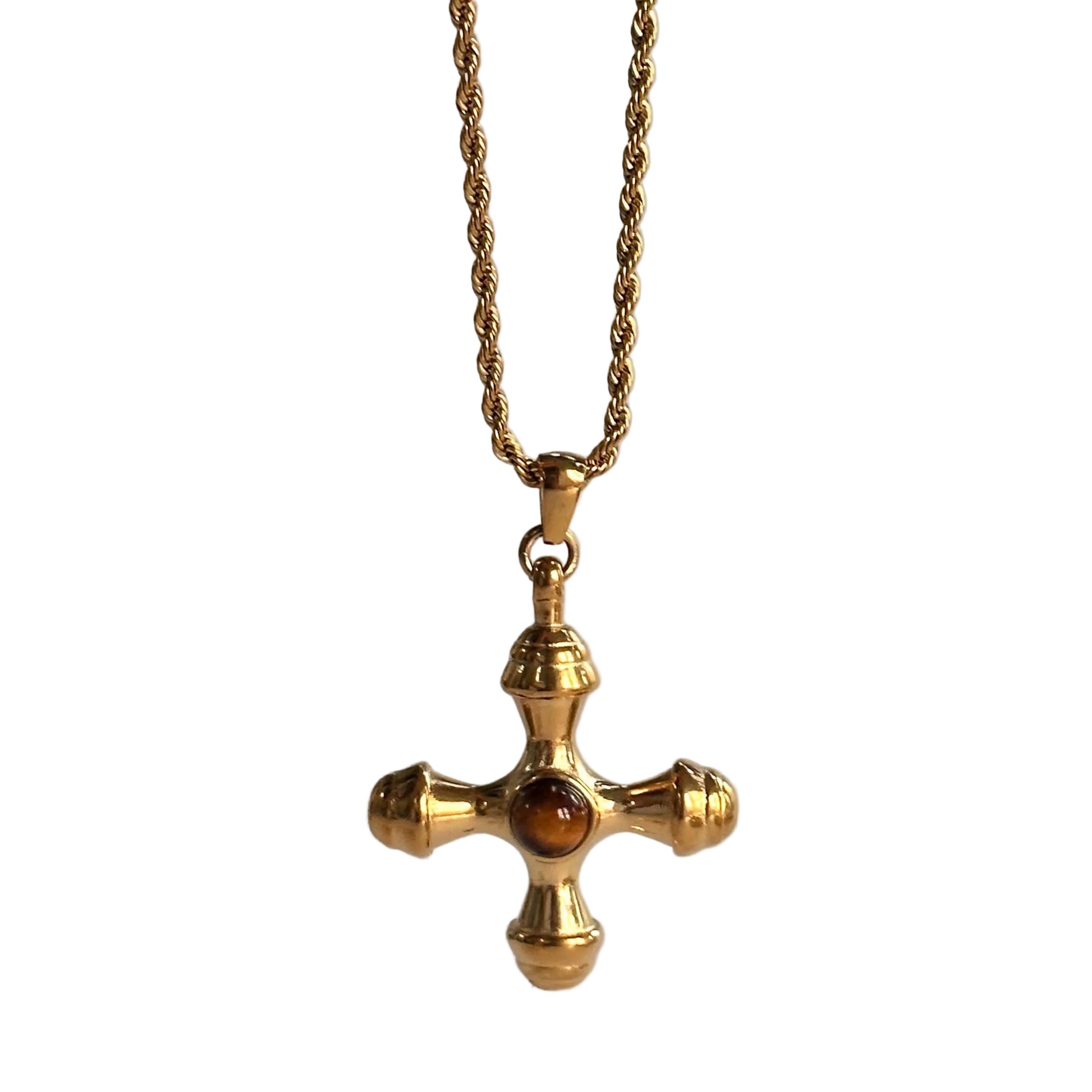 Tiger eye necklace - MARO JEWELRY