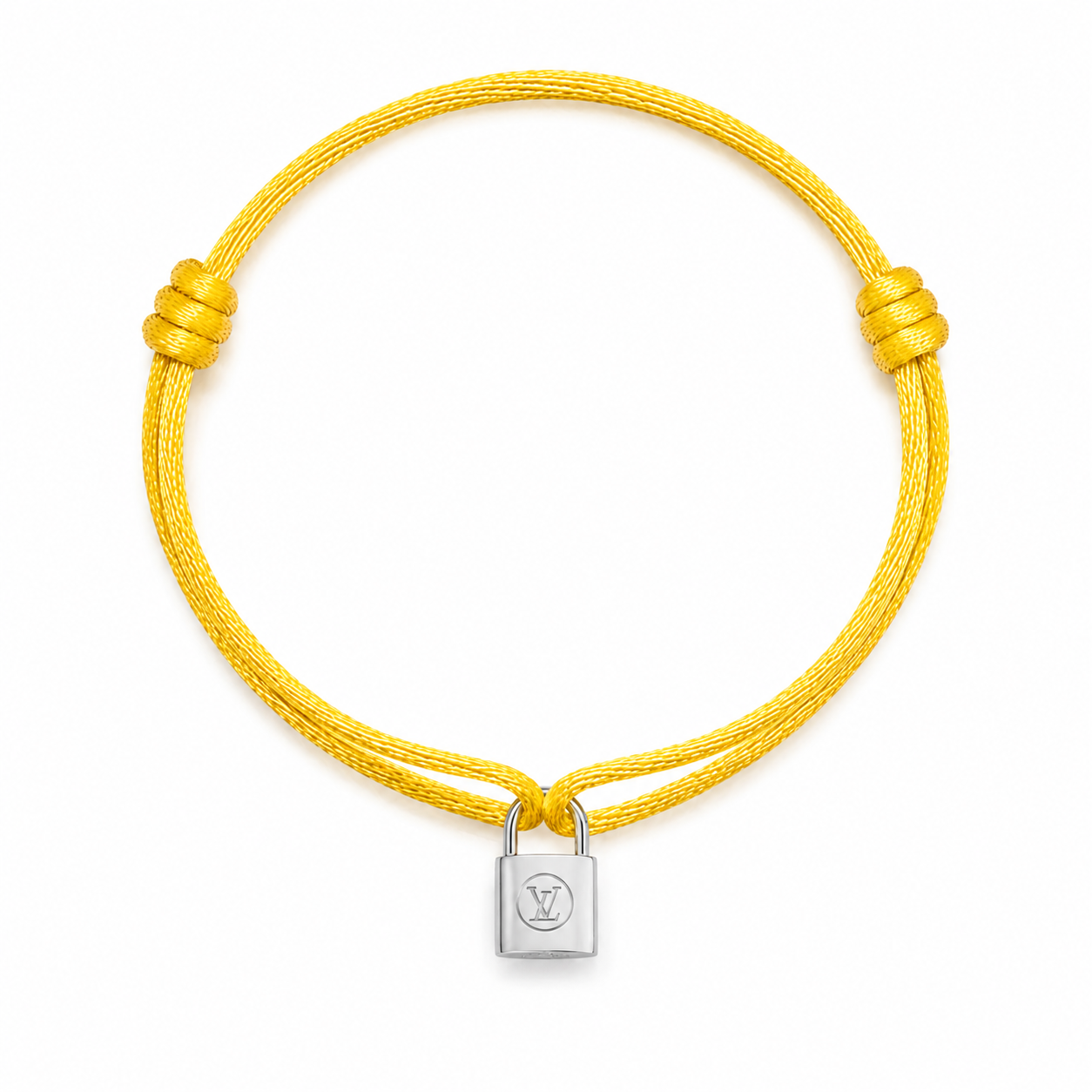 MINI LOCK SILVER CHARM BRACELET