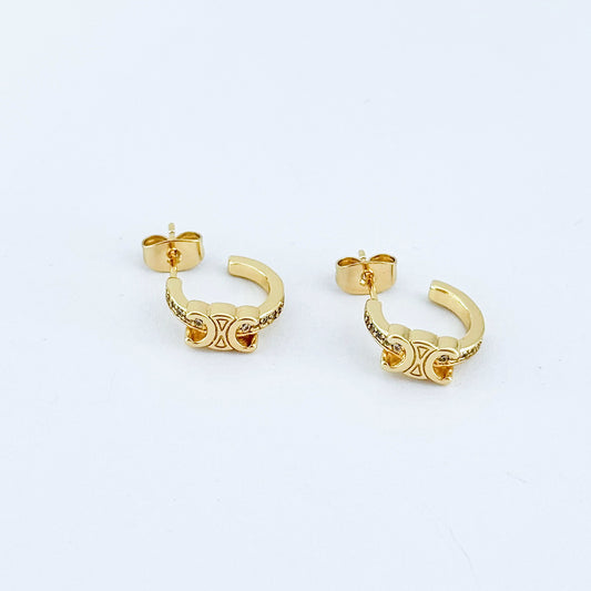 CLN Mini Hoops - MARO JEWELRY