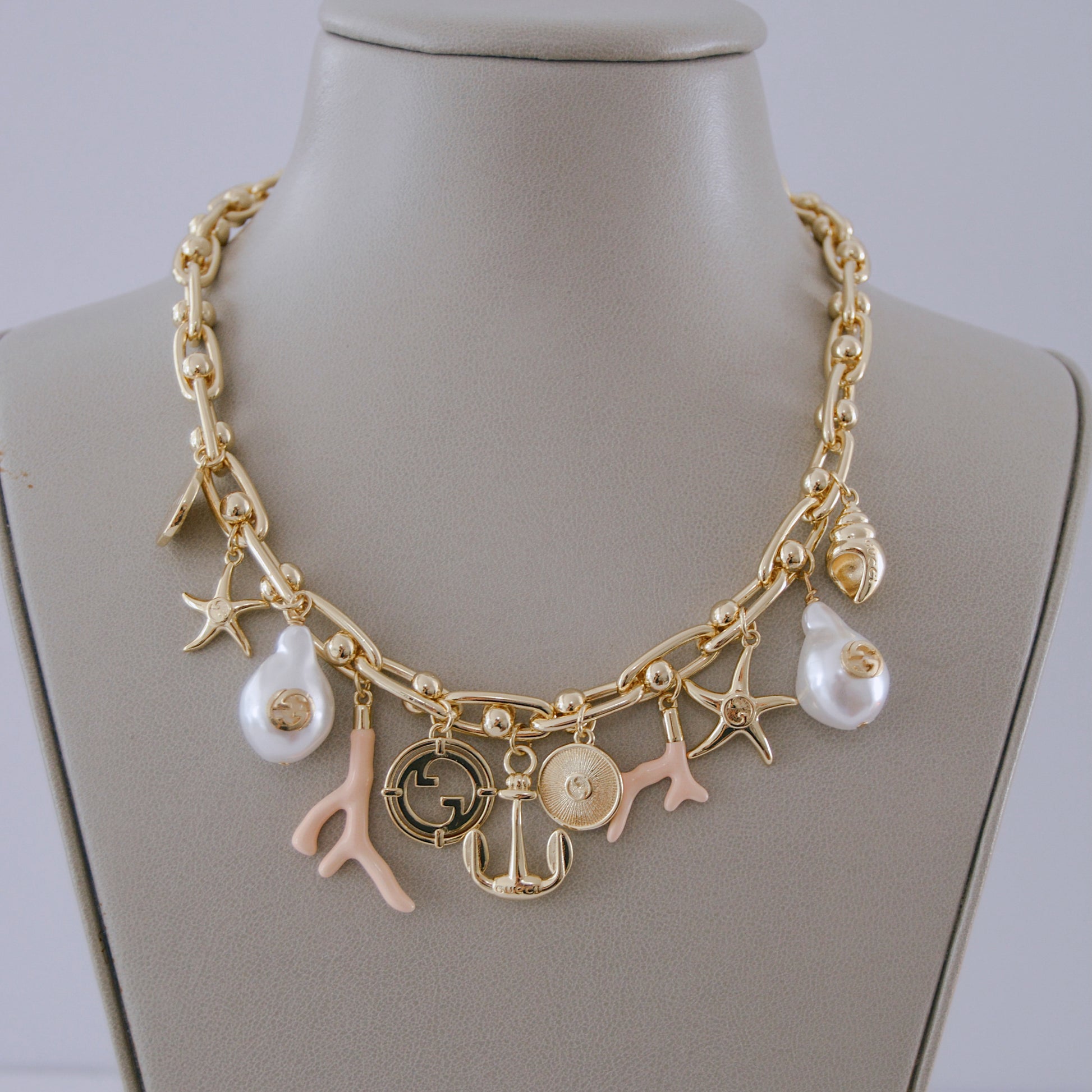 G Charms Necklace - MARO JEWELRY