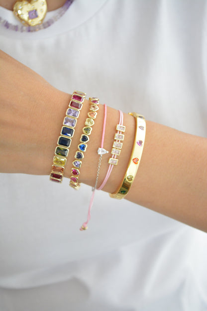 Stretchy Bracelet lifestyle view by MARO Jewelry