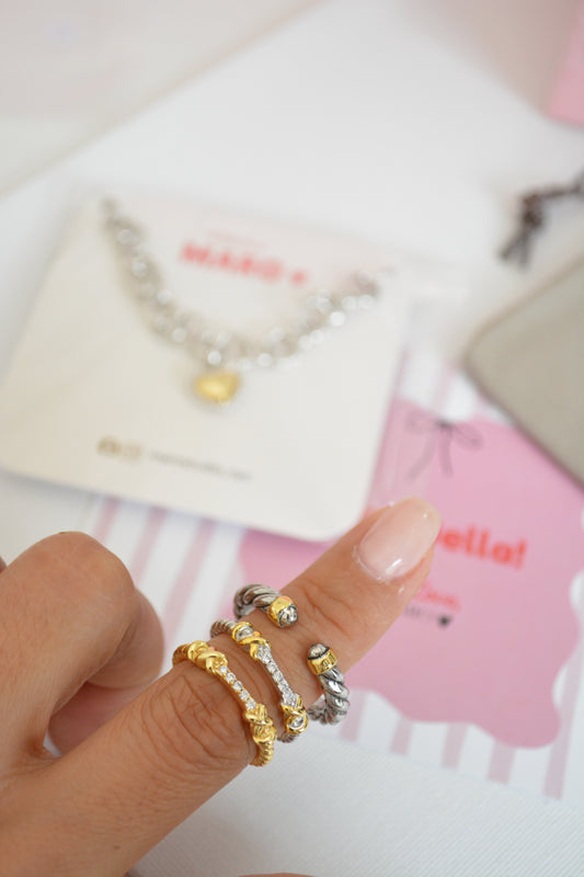 DY Gold Ring by MARO, lifestyle product view