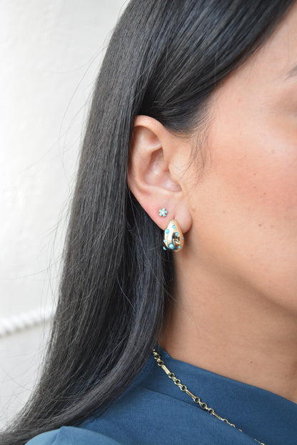 Turquoise Drop Earring by MARO Jewelry