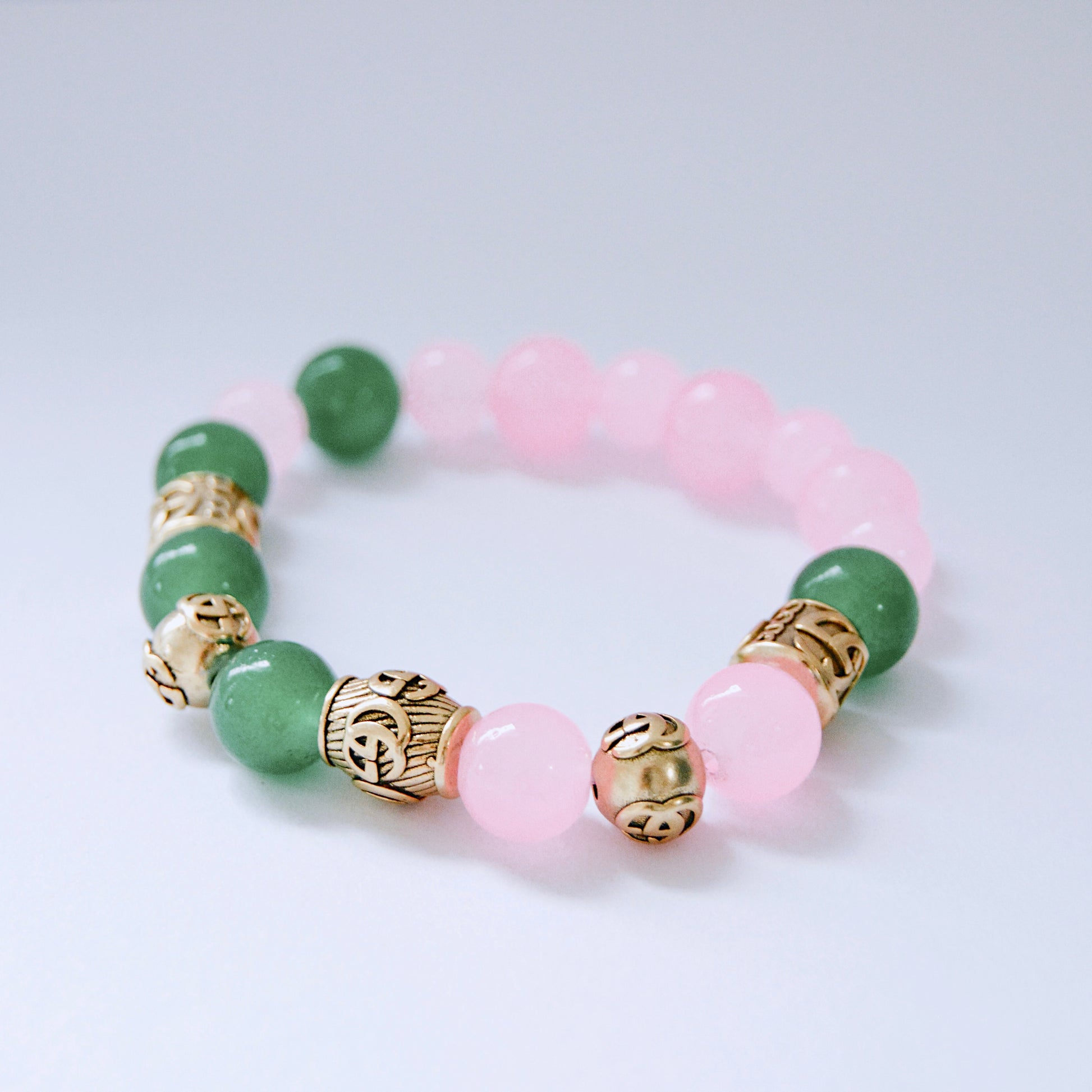 PINK & GREEN BRACELET - MARO JEWELRY